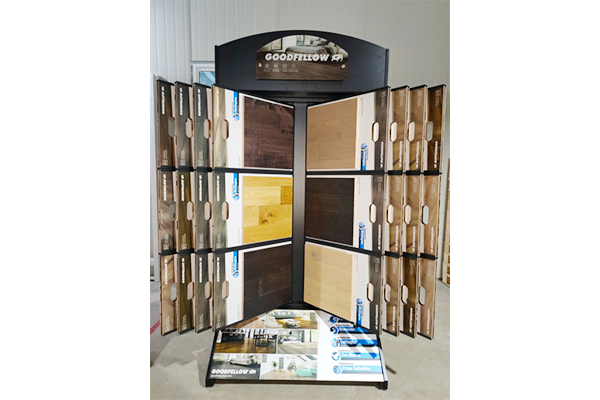 Floor Carpet Display Rack Brand Customization