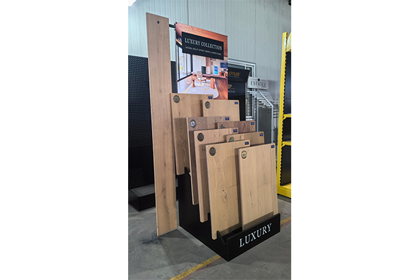 Floor Carpet Display Rack Brand Customization
