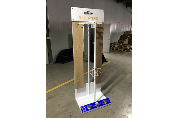 Floor Carpet Display Rack Brand Customization