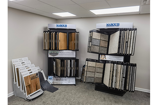 Floor Carpet Display Rack Brand Customization