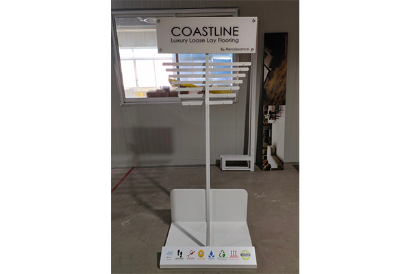Floor Carpet Display Rack Brand Customization