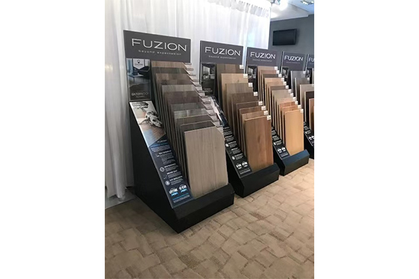 Floor Carpet Display Rack Brand Customization