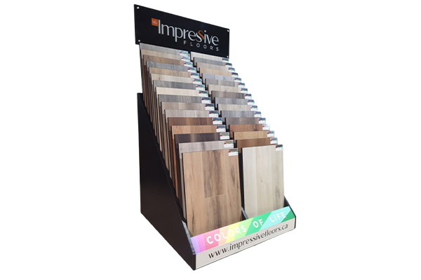 Floor Carpet Display Rack Brand Customization