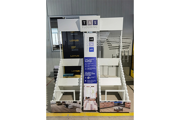 Floor Carpet Display Rack Brand Customization
